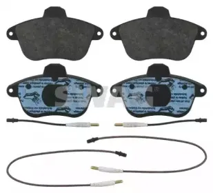 Комплект тормозных колодок, дисковый тормоз SWAG купить